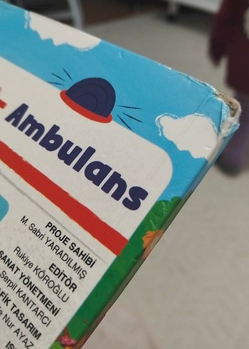 Ambulans Şekilli Renkli Oyuncak Kitap - Görsel 3