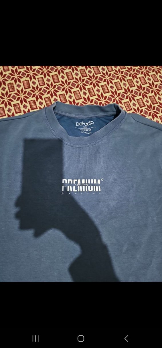 Erkek Mavi Street Wear Rozet - Görsel 4