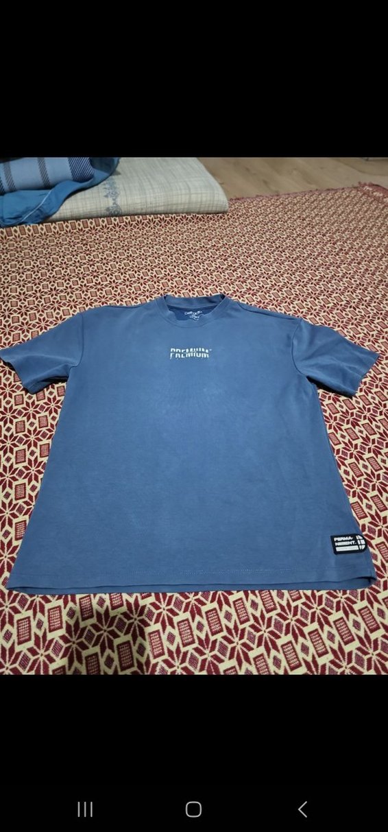 Erkek Mavi Street Wear Rozet - Görsel 5