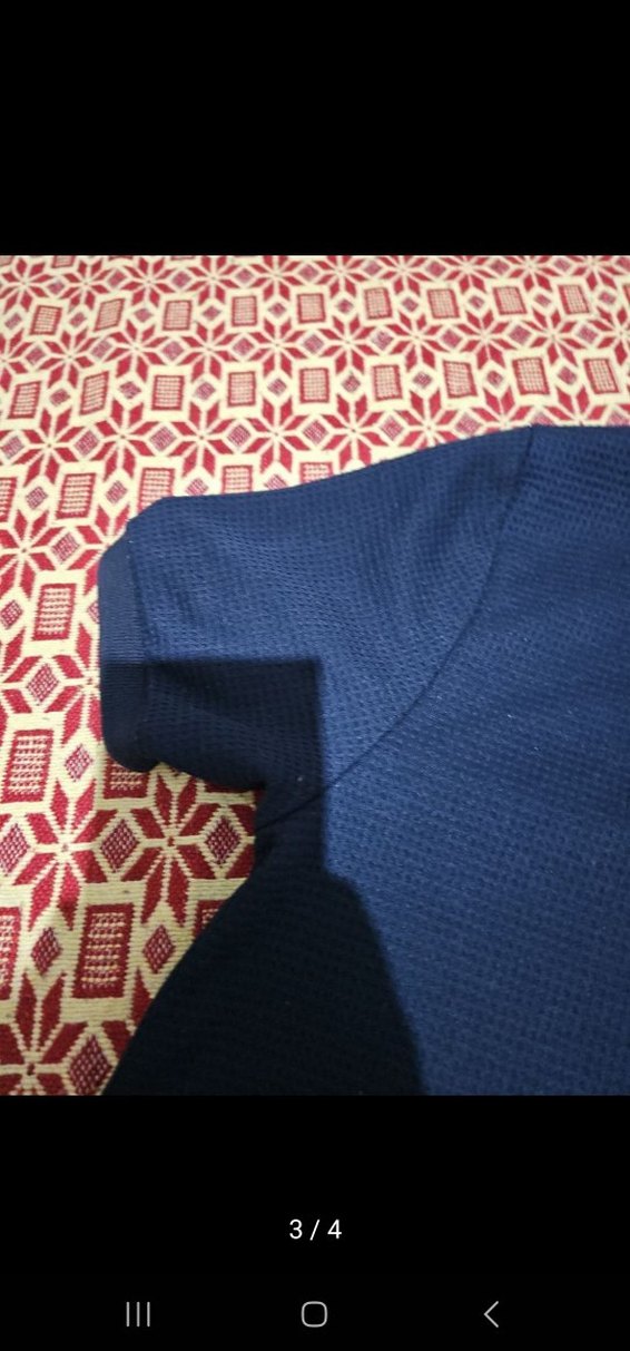 Erkek Lacivert Kısa Kollu Polo Tişört - Görsel 2