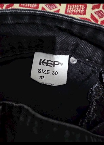 Gri Bol Kesim erkek Denim Pantolon - Görsel 3