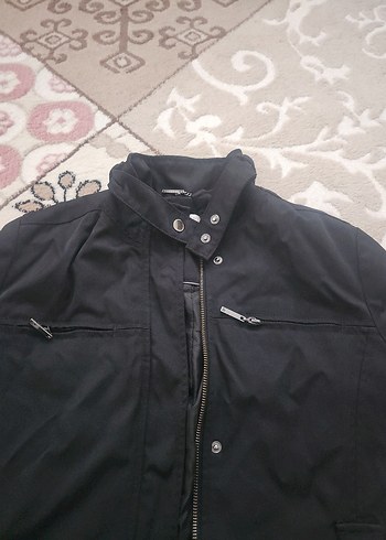 Siyah Kemerli Kadın Midi Ceket - Görsel 5