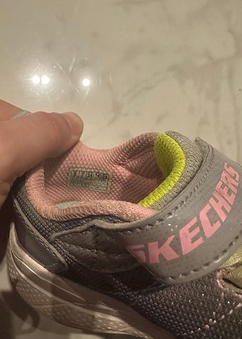 Gri Skechers Kız Çocuk Spor Ayakkabı - Görsel 2