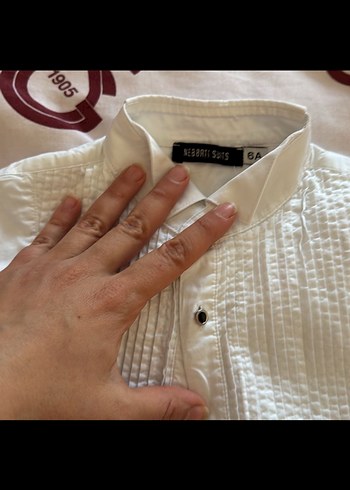 Beyaz Pamuk Gömlek - Görsel 3