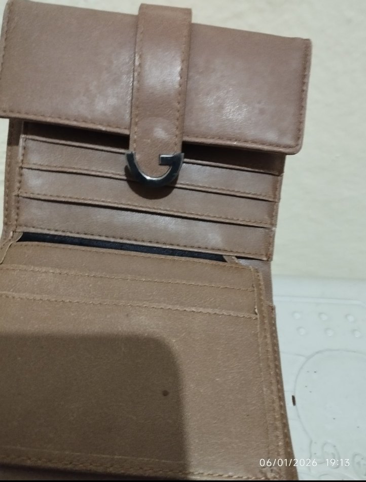 Kahverengi Deri Kadın Cüzdanı - Görsel 2