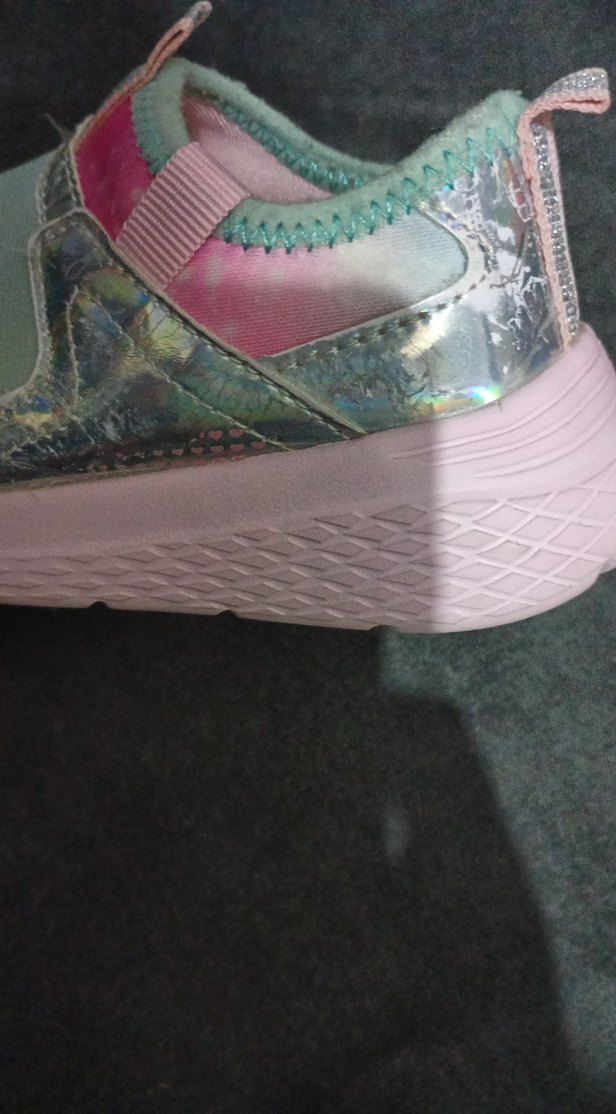 Kız Çocuk Pembe Bağcıksız Spor Ayakkabı - Görsel 5