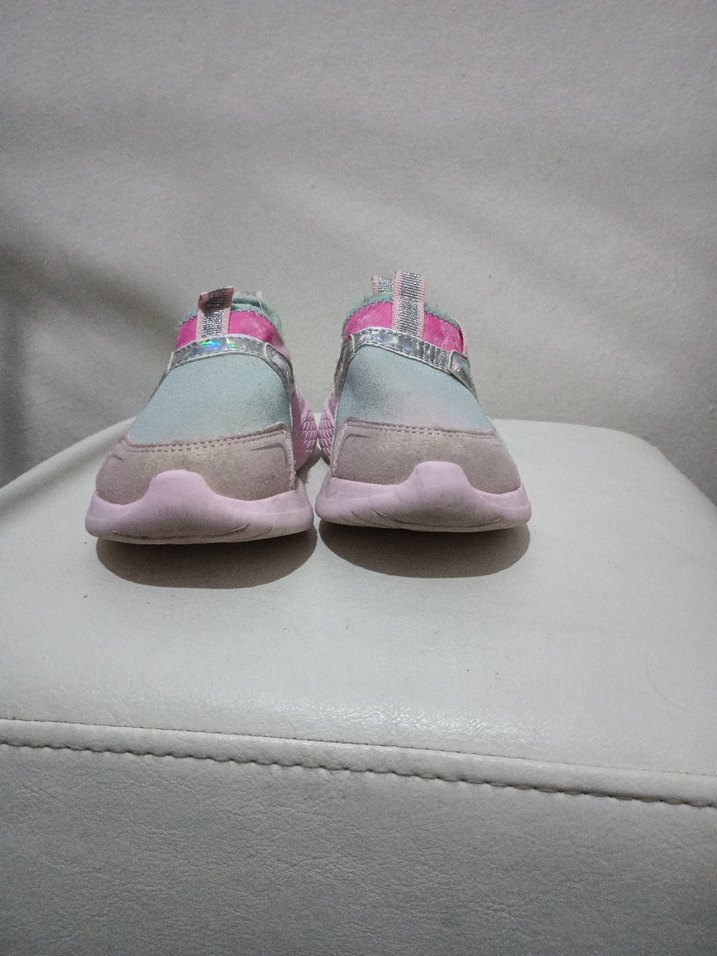 Kız Çocuk Pembe Bağcıksız Spor Ayakkabı - Görsel 2