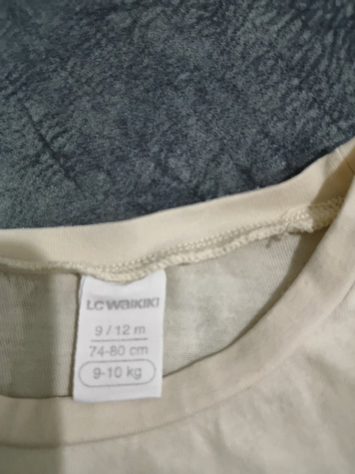 Kız Çocuk Beyaz Nakışlı Fırfırlı Tişört - Görsel 2