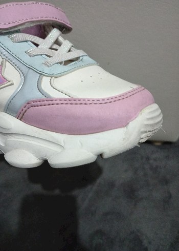 Kız Çocuk Çok Renkli Bağcıksız Spor Ayakkabı - Görsel 3