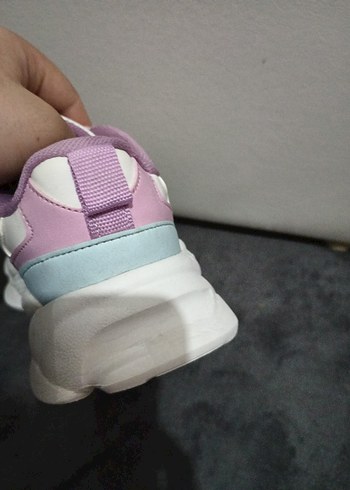 Kız Çocuk Çok Renkli Bağcıksız Spor Ayakkabı - Görsel 4