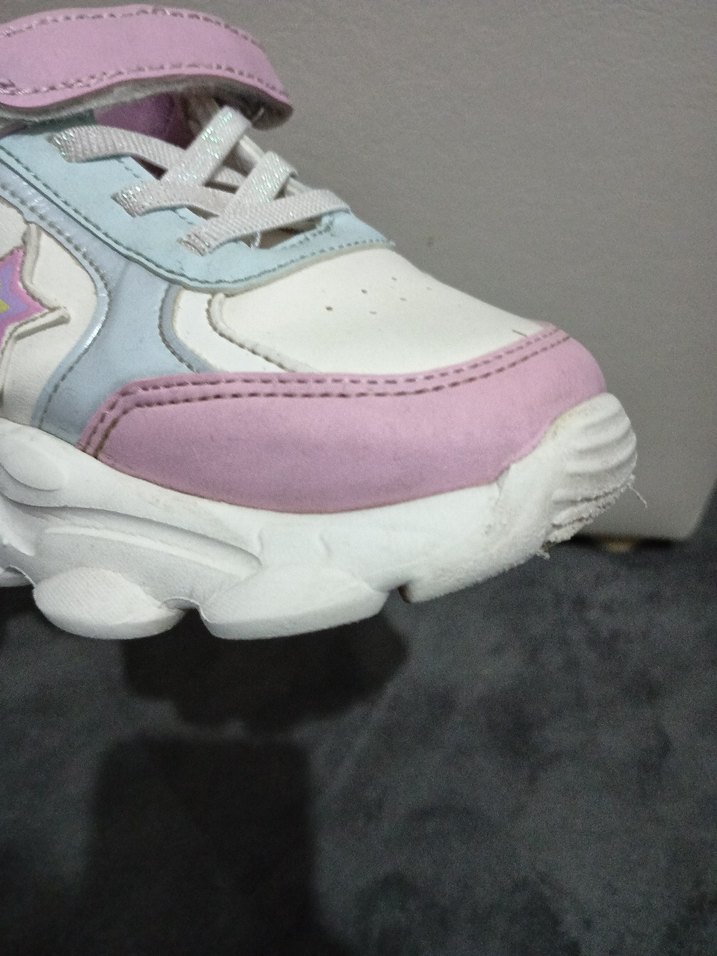 Kız Çocuk Çok Renkli Bağcıksız Spor Ayakkabı - Görsel 3