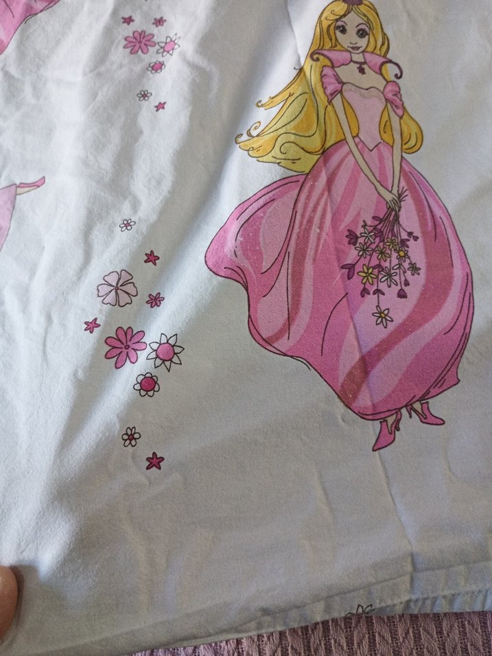 Pembe Nakışlı Çocuk Nevresim Seti - Görsel 4