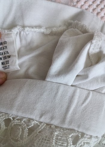 Dantel Detaylı Beyaz Mini Etek - Görsel 4