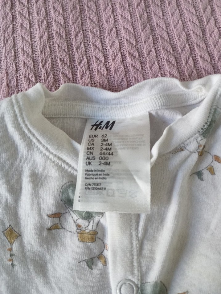 Beyaz Gri Bebek Uyku Seti - Görsel 4