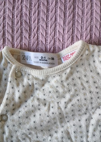 Bebek Kız Örgü Uzun Kollu Tulum Seti - Görsel 7