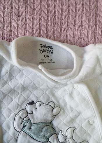 Bebek Kız Örgü Uzun Kollu Tulum Seti - Görsel 3