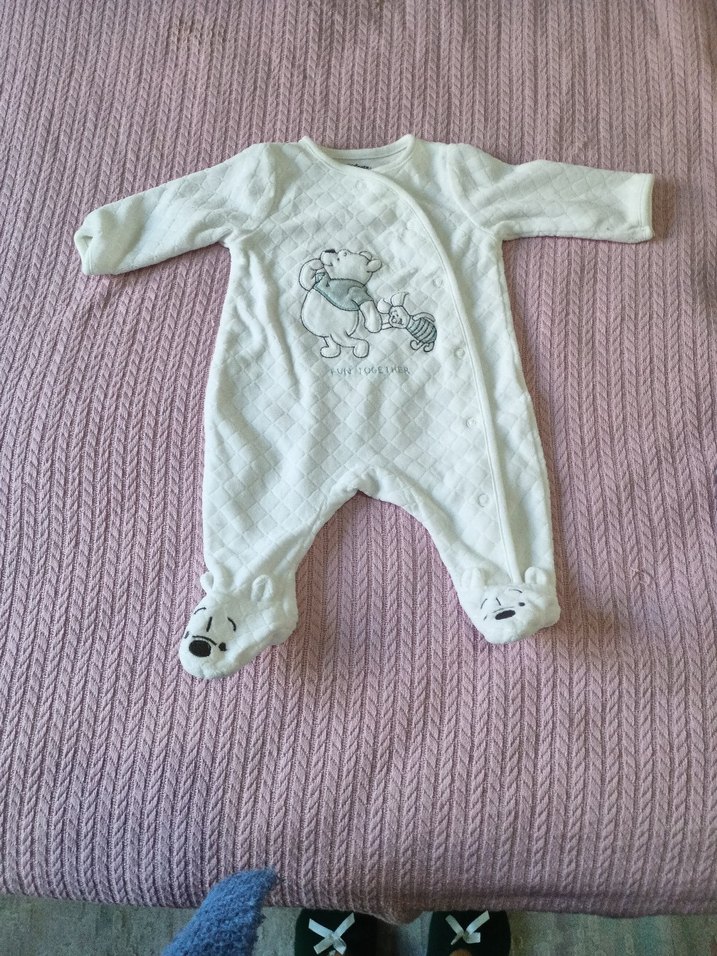 Bebek Kız Örgü Uzun Kollu Tulum Seti - Görsel 2