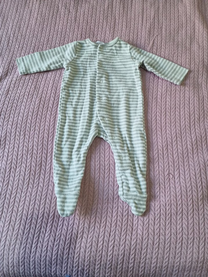 Bebek Kız Örgü Uzun Kollu Tulum Seti - Görsel 4