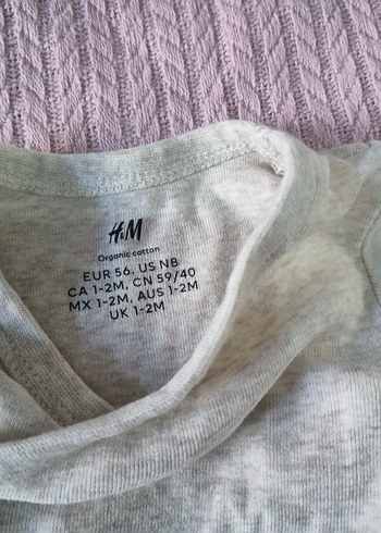 Gri Pamuklu Uzun Kollu Bebek Body - Görsel 4