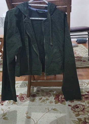 Siyah Süet Fermuarlı Kadın Ceket - Görsel 3