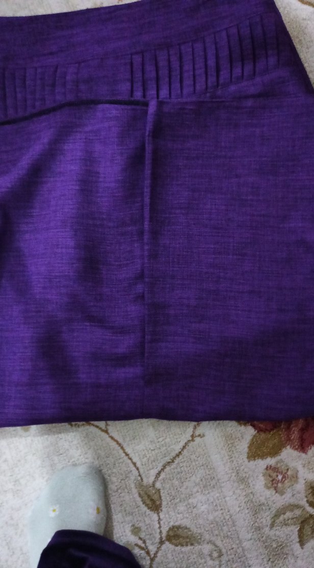 Mor Uzun Kadın Etek - Görsel 3