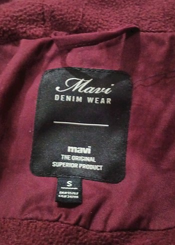 Bordo Kadın Kürklü Kışlık Mont - Görsel 2