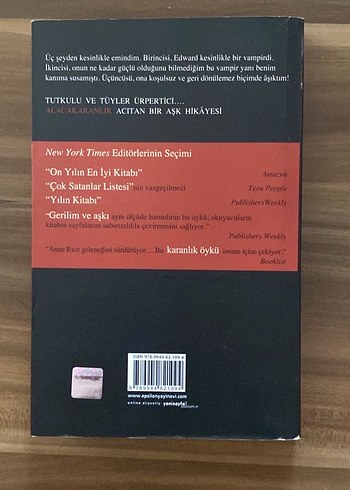 Alacakaranlık - Stephenie Meyer - Görsel 2