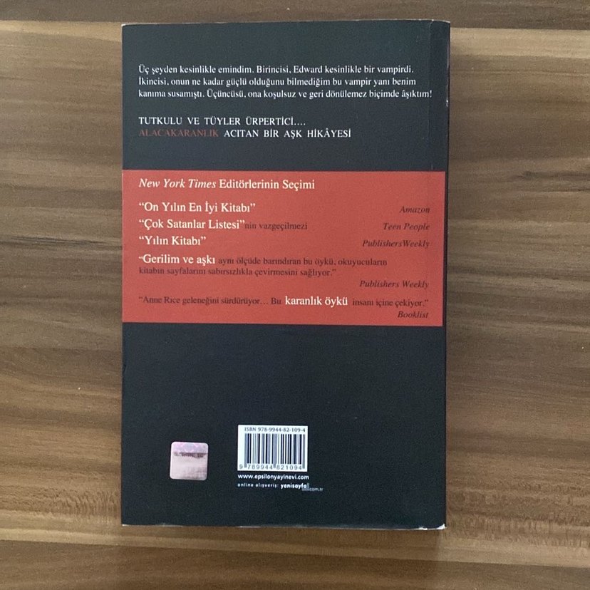 Alacakaranlık - Stephenie Meyer - Görsel 2