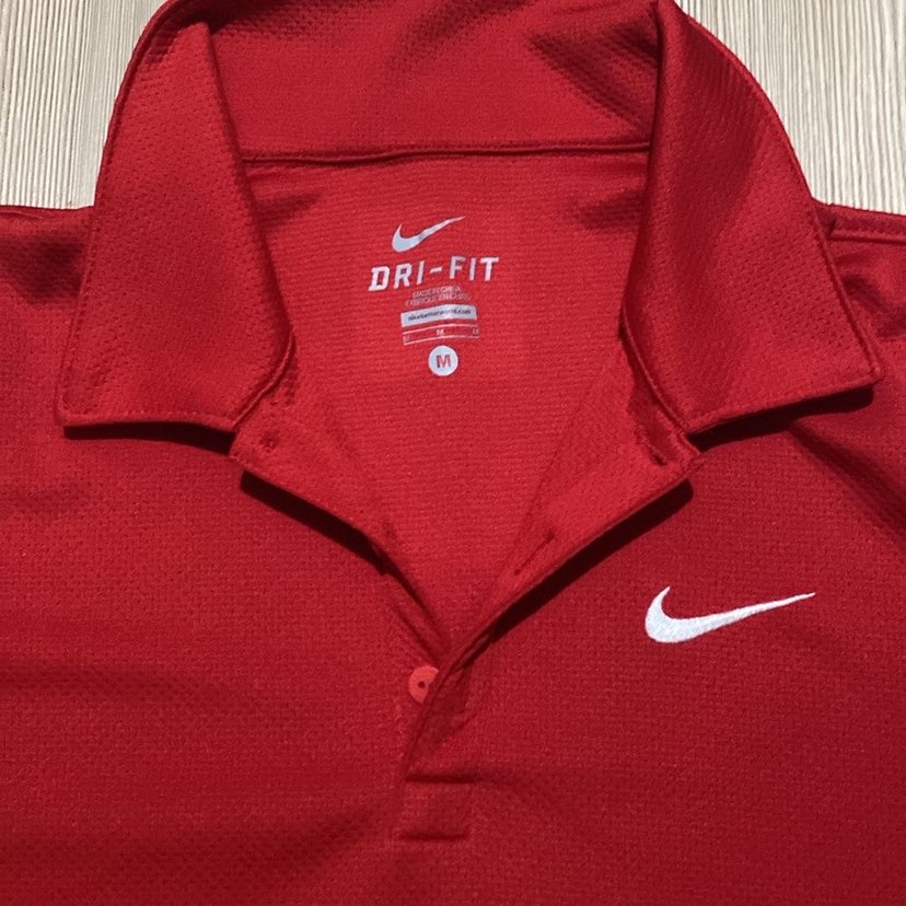 Kırmızı Nike Erkek Polo Tişört - Görsel 2