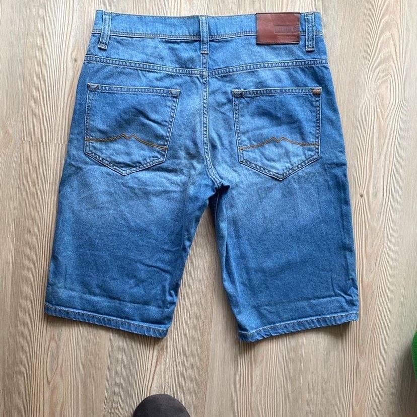 Mavi Denim Kemerli Erkek Şort - Görsel 3