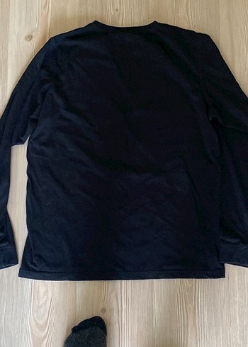 Siyah Erkek Uzun Kollu Baskılı Sweatshirt - Görsel 6