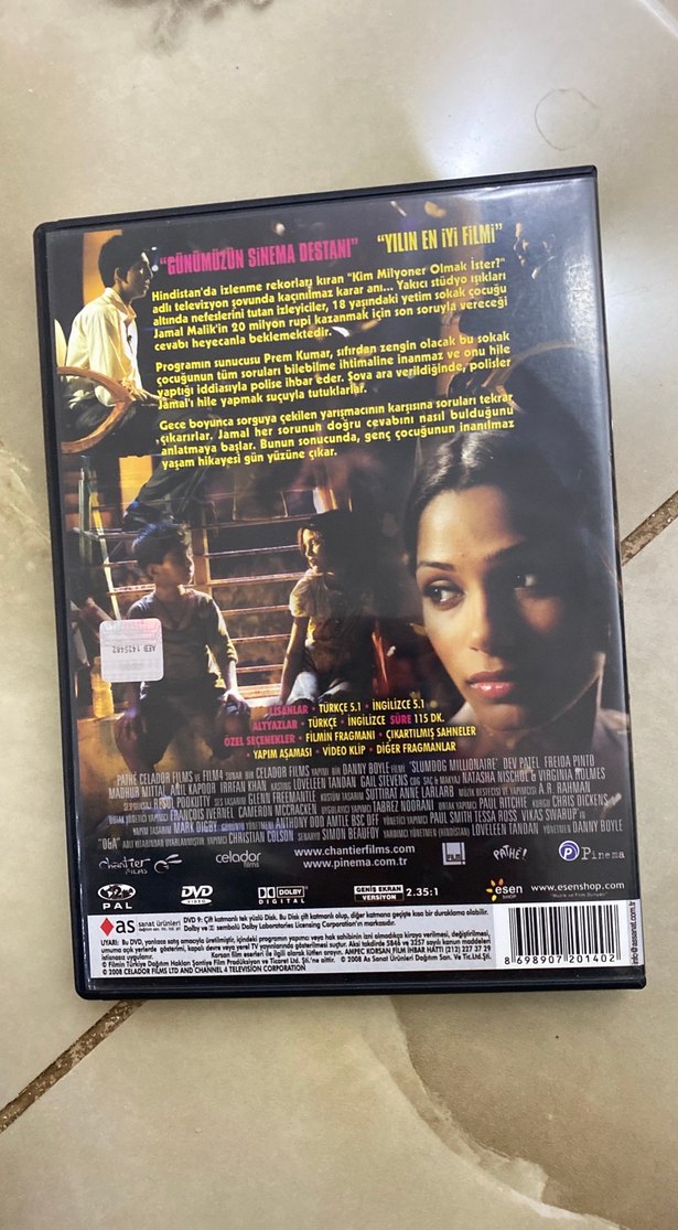Slumdog Millionaire DVD - 8 Oscar Ödüllü - Görsel 2