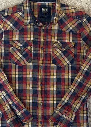 Loft Erkek Çok Renkli Düğmeli Uzun Kollu Gömlek - Görsel 2