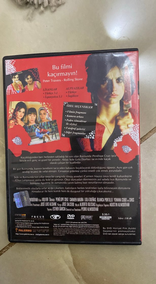 Volver DVD - Bir Almodóvar Filmi - Görsel 2