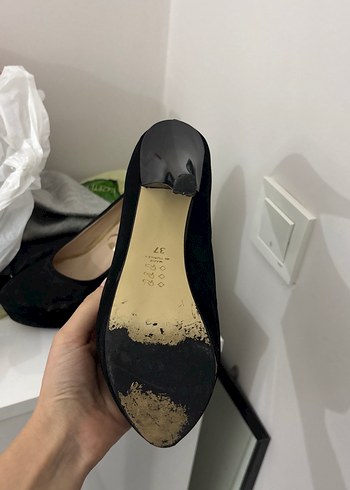 Siyah Platform Kadın Topuklu - Görsel 3