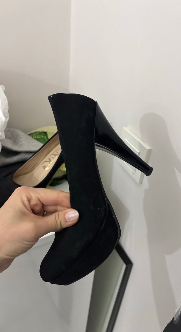 Siyah Platform Kadın Topuklu - Görsel 2