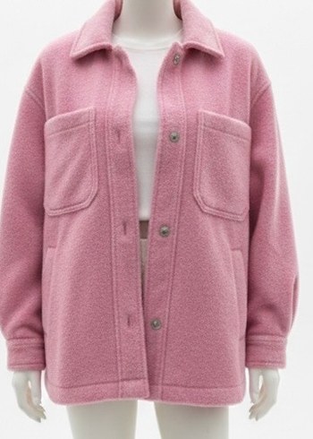 Bershka Pembe Ceket - Görsel 2