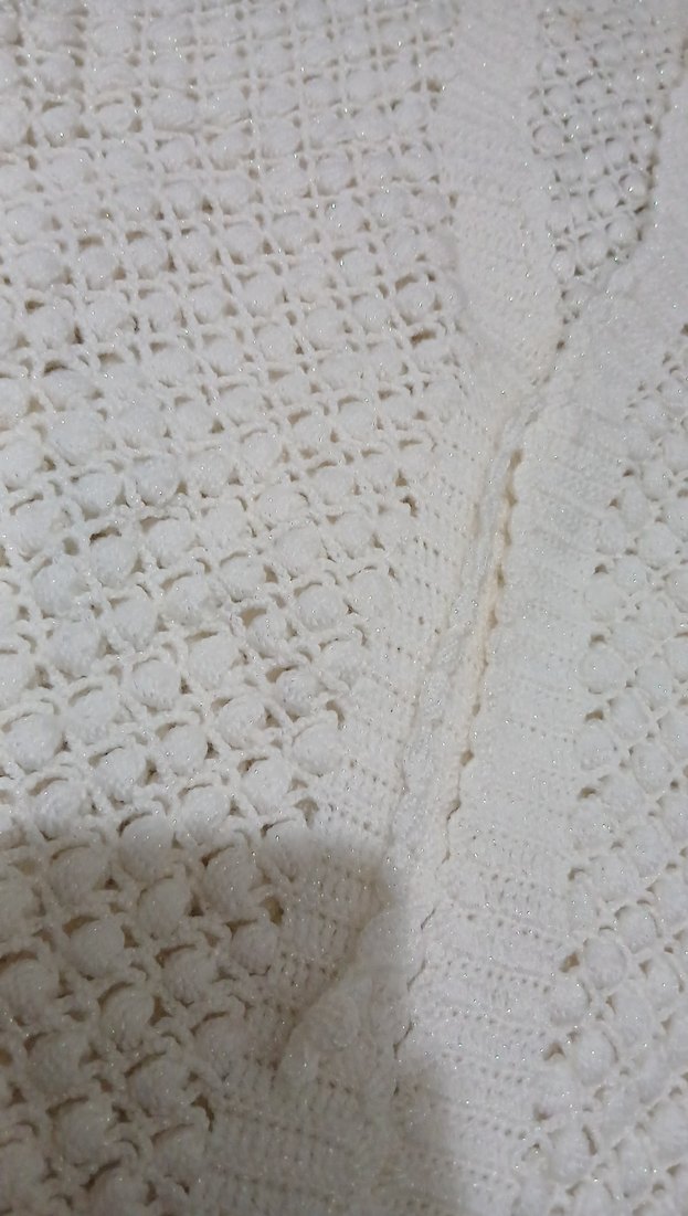 kısa kollu el işi örme yelek - Görsel 2