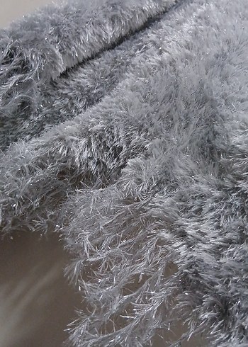 gri parlak şal - Görsel 3