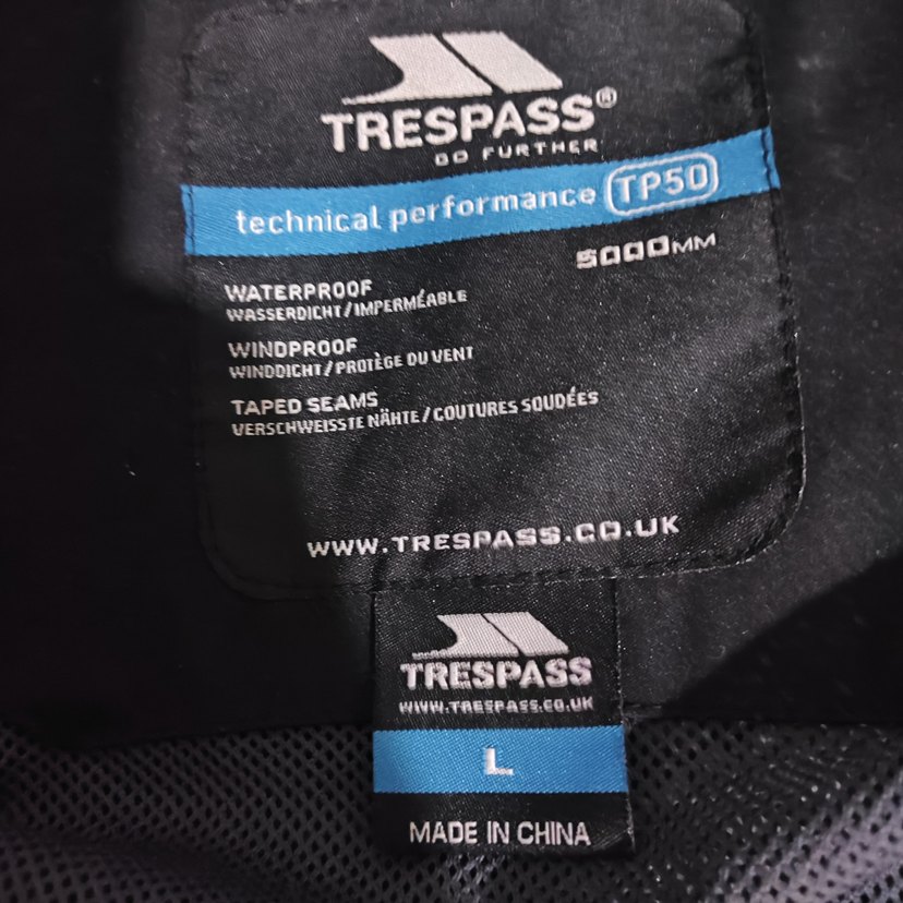 Tresspass Rüzgar ve su geçirmez mont - Görsel 2