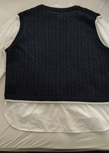 V Yaka Kadın Süveter - Görsel 2