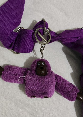 Kipling Mor Kadın Çapraz Çanta Fermuarlı - Görsel 2