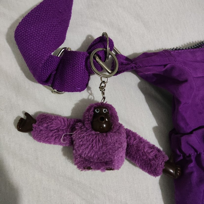 Kipling Mor Kadın Çapraz Çanta Fermuarlı - Görsel 2