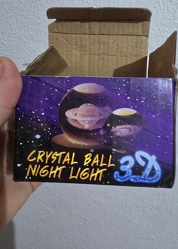 Bej Ahşap Tabanlı Küre Masa Lambası - Görsel 3