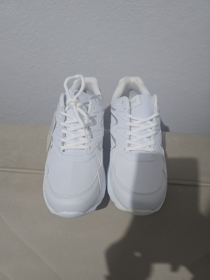 Beyaz Bağcıklı Erkek Spor Ayakkabı - Görsel 5