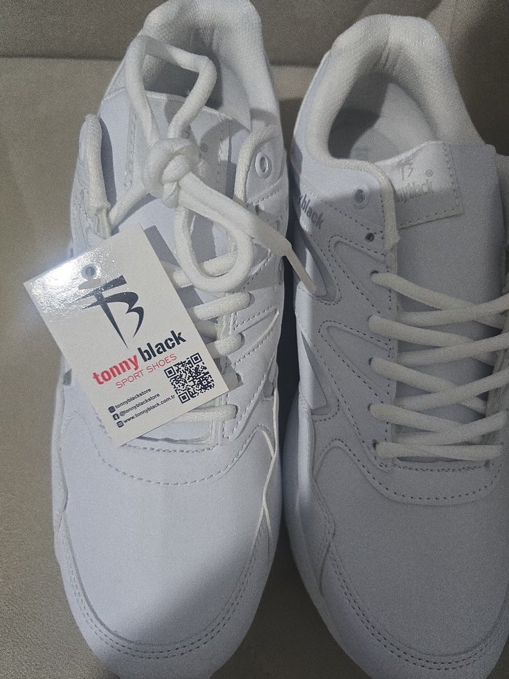 Beyaz Bağcıklı Erkek Spor Ayakkabı - Görsel 2