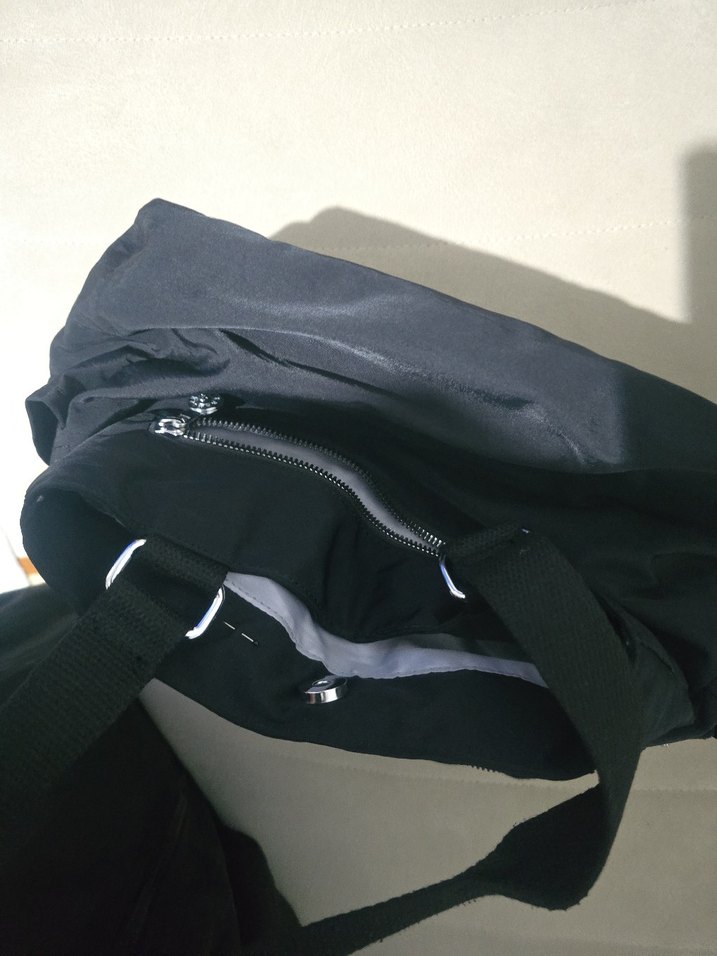 Parlak Siyah kadın kol Çantası Fermuarlı - Görsel 3