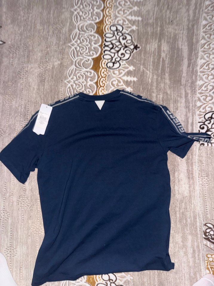 Guess Erkek Çocuk Düğmeli Mavi Tişört - Görsel 3