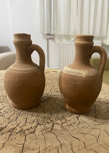 Koyu Bej Kulplu toprak testi çifti - Görsel 3