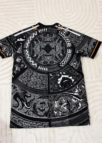 Siyah Baskılı Kısa Kollu Erkek Tişört - Görsel 2